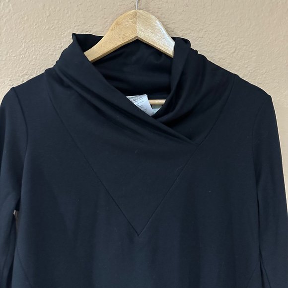 LOGO Lori Goldstein Lounge Black Athleisure Wear Black Womens Size XS Outerwear - Picture 2 of 12